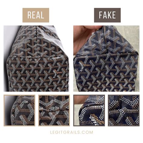 goyard wallet authentic vs fake|genuine goyard bag.